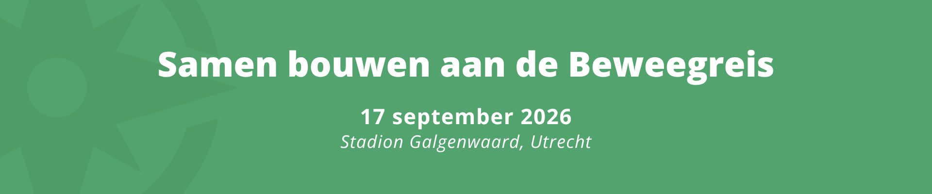 Banner Netwerkbijeenkomst